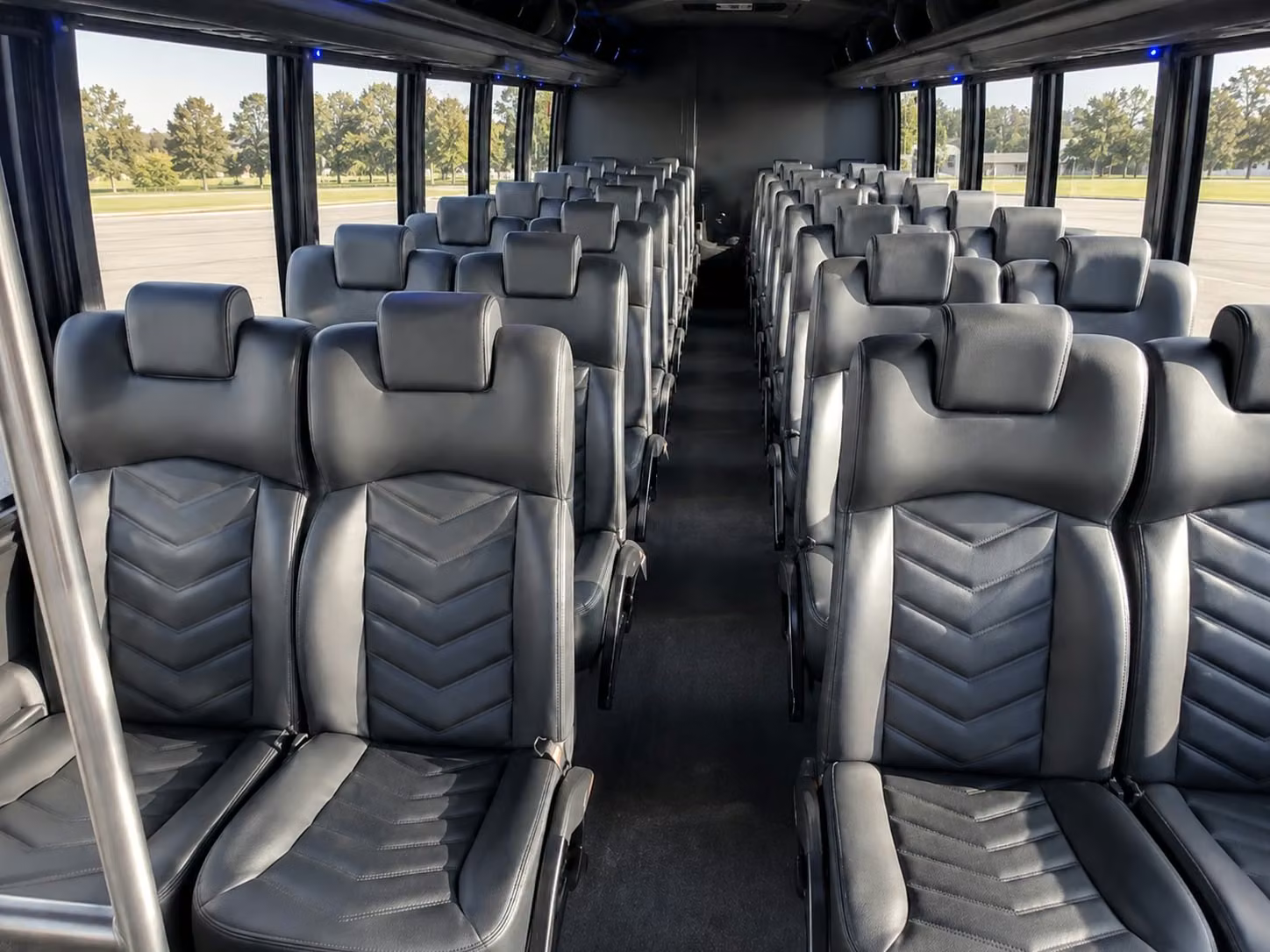 18 passenger minibus inside