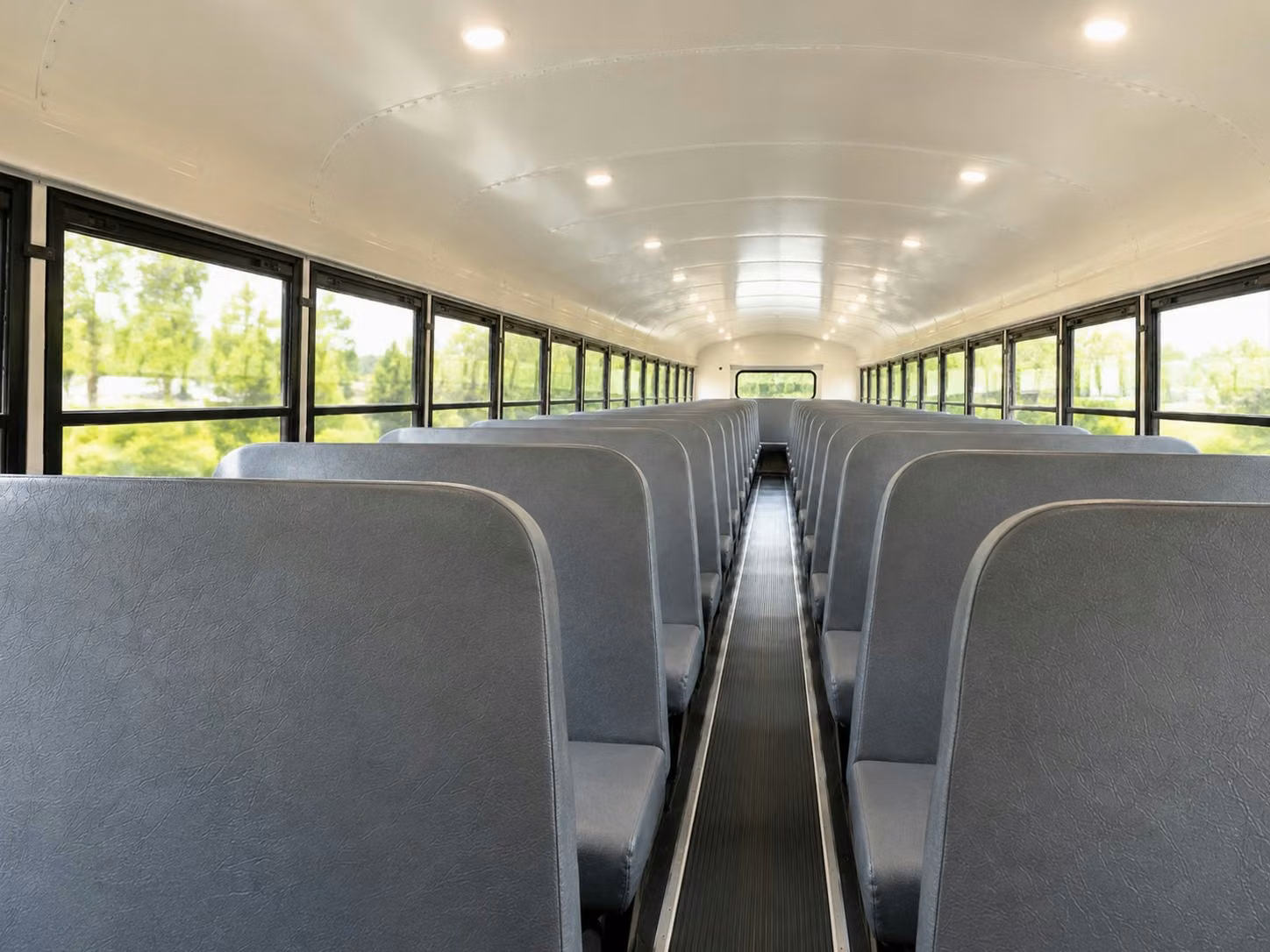 school bus interior
